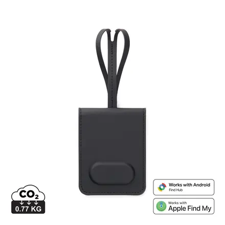 VINGA Baltimore RCS Luggage Tag With Finder Dual - branded promotional product