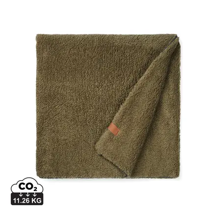 VINGA Maine GRS recycled double pile blanket - XD Connects promotional product, branded with your logo