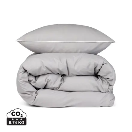 VINGA Marston OCS organic cotton bed linen, 4 pcs set - XD Connects promotional product, branded with your logo
