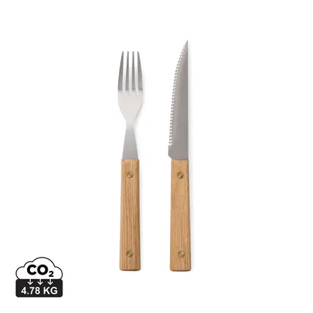 VINGA Paso 8 pcs bbq cutlery set - XD Connects promotional product, branded with your logo