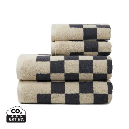 VINGA Elba OCS organic cotton towel, 4 pcs set - XD Connects promotional product, branded with your logo