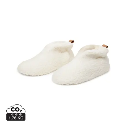 VINGA Santos RCS recycled pet cosy slippers - XD Connects promotional product, branded with your logo