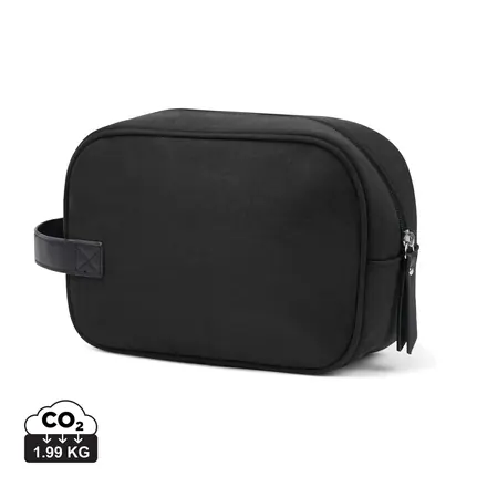 VINGA Marlow RCS recycled polyester toiletry bag - XD Connects promotional product, branded with your logo