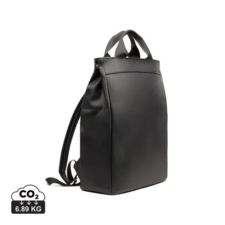 VINGA Bermond RCS recycled PU backpack - XD Connects promotional product, branded with your logo