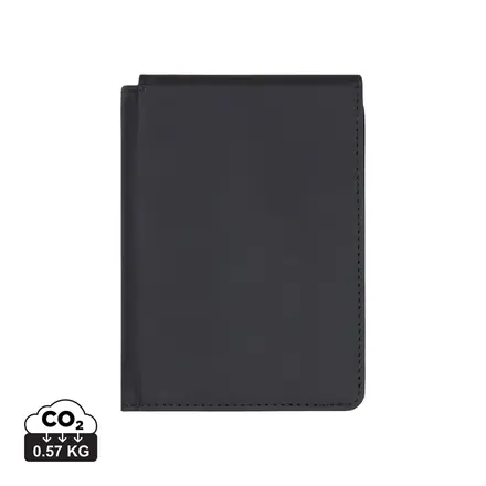 VINGA Baltimore RCS recycled polyester RFID passport cover - XD Connects promotional product, branded with your logo