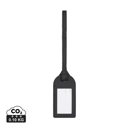 VINGA Baltimore RCS recycled polyester luggage tag - branded promotional product