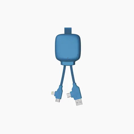 Xoopar Gamma Lite hybrid charge cable / power bank - branded promotional product