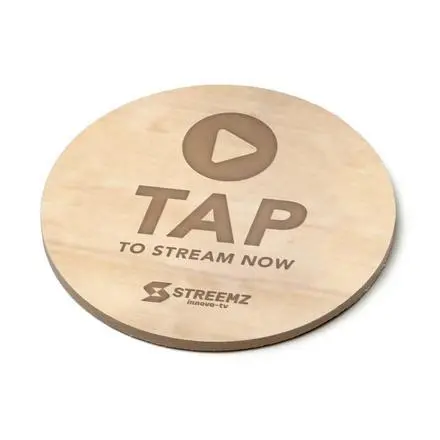 ROUND NFC COASTER - branded promotional product