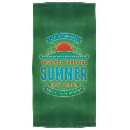 FULL COLOUR BEACH TOWEL - branded promotional product