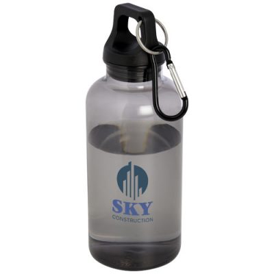 Oregon 400 ml RCS certified recycled plastic water bottle with carabiner