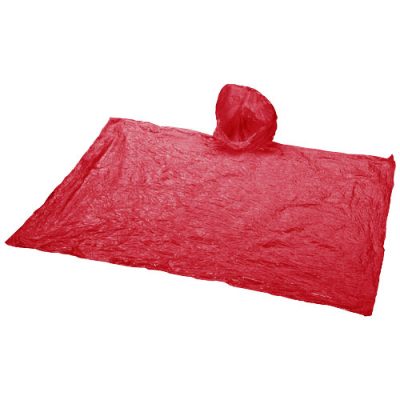 Xina rain poncho in storage ball with keychain
