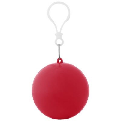 Xina rain poncho in storage ball with keychain