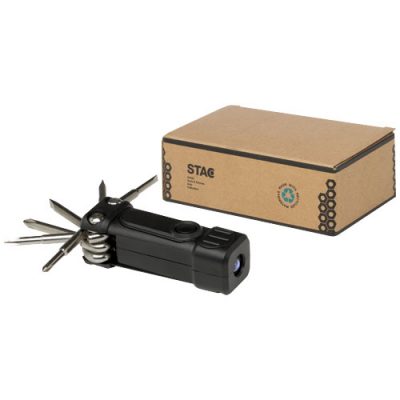 Octo 8-in-1 RCS recycled plastic screwdriver set with torch
