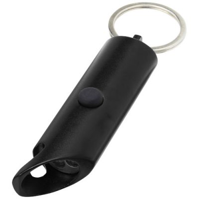 Flare RCS recycled aluminium IPX LED light and bottle opener with keychain