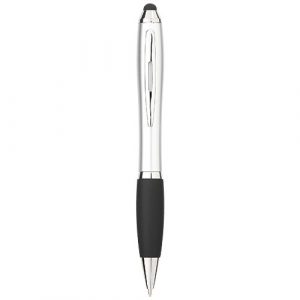 Nash coloured stylus ballpoint pen with black grip