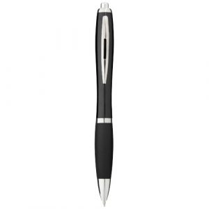 Nash ballpoint pen with coloured barrel and grip