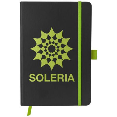 Colour-edge A5 hard cover notebook