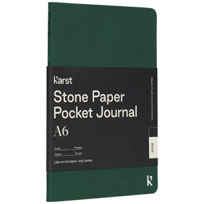 Karst® A6 stone paper softcover pocket journal – blank