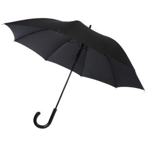 Fontana 23″ auto open umbrella with carbon look and crooked handle