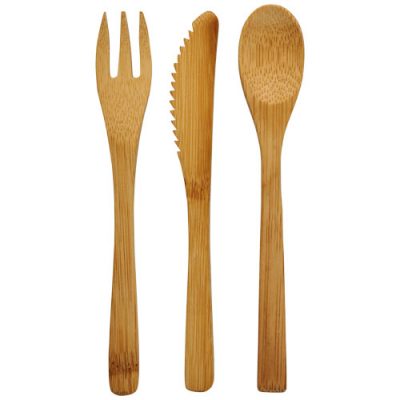 Celuk bamboo cutlery set