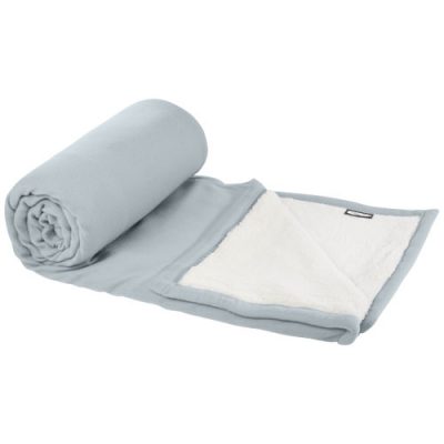 Marigold GRS certified RPET polar fleece and sherpa blanket