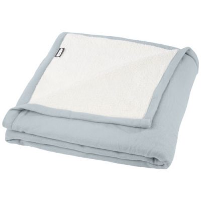 Marigold GRS certified RPET polar fleece and sherpa blanket