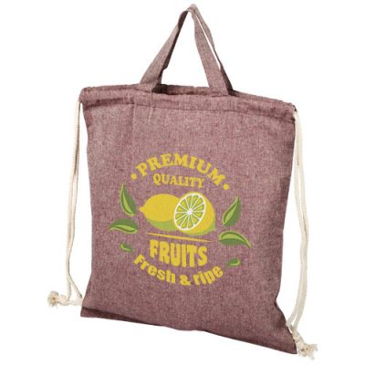 Pheebs 150 g/m² recycled drawstring backpack 6L