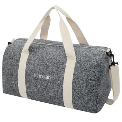Pheebs 450 g/m² recycled cotton and polyester duffel bag 24L
