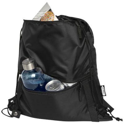 Adventure recycled insulated drawstring bag 9L