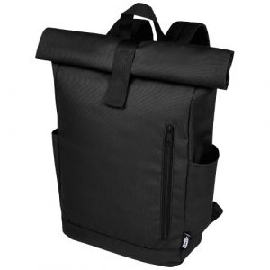 Byron 15.6″ GRS RPET roll-top backpack 18L