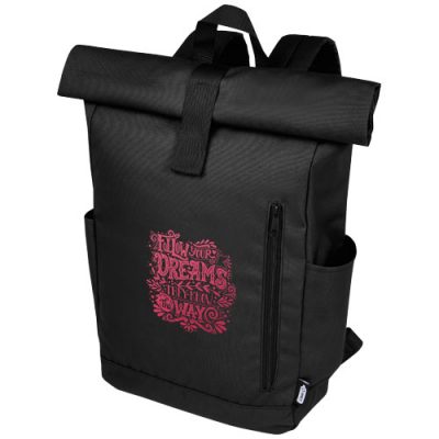 Byron 15.6″ GRS RPET Roll-Top Backpack 18L