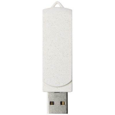 Rotate 8GB wheat straw USB flash drive