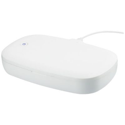 Capsule UV smartphone sanitizer with 5W wireless charging pad
