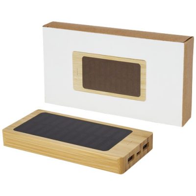 Alata 8000 mAh bamboo solar power bank