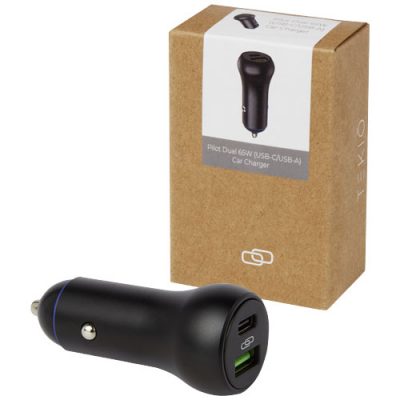 Pilot dual 55W USB-C/USB-A car charger