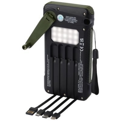 Soldy 10.000 mAh RCS recycled solar dynamo power bank
