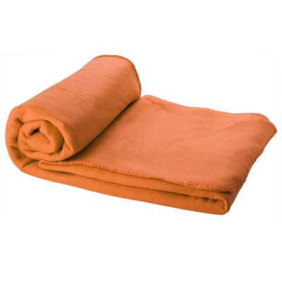 Huggy fleece plaid blanket with carry pouch