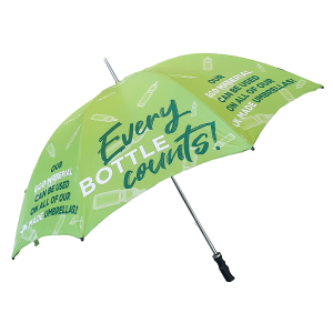 Bedford Silver Eco Recycled Golf Umbrella