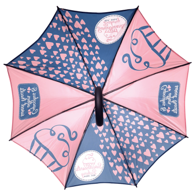 Eco Executive Auto Walking Umbrella with Crook Handle