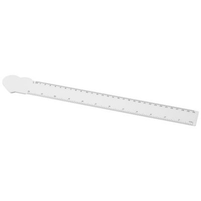 Tait 30cm heart-shaped recycled plastic ruler