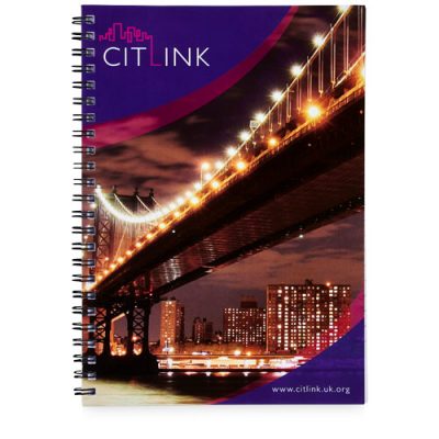 Desk-Mate® A5 spiral notebook