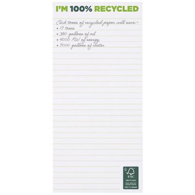 Desk-Mate® 1/3 A4 recycled notepad