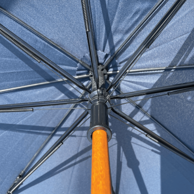 WoodCrook Exec: Auto-Open Classic Walking Umbrella