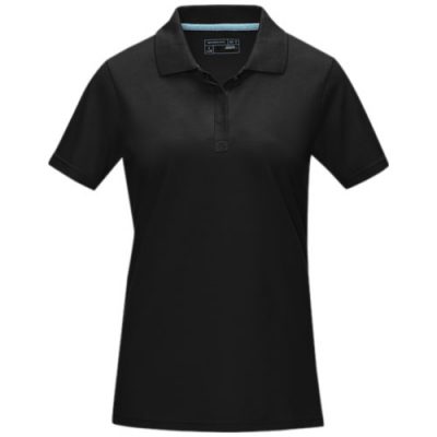 Graphite short sleeve women’s GOTS organic polo