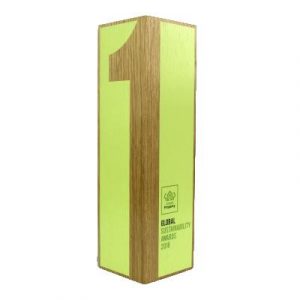 Small Real Wood Column Award