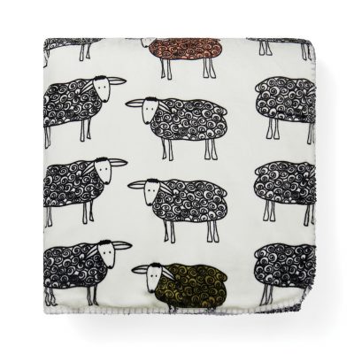 Branded Sheep Recycled PET Blanket for Eco-Friendly Events