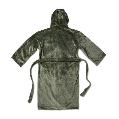 Luxury Branded Louis Plush Robe S-M – Eco-Friendly Style