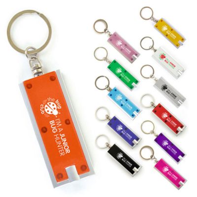 Personalised LED Keyring Torch in Multiple Colours – Branded Merchandise