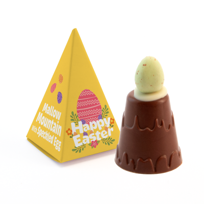 Easter – Eco Pyramid Box – Mallow Mountain with Speckled Egg
