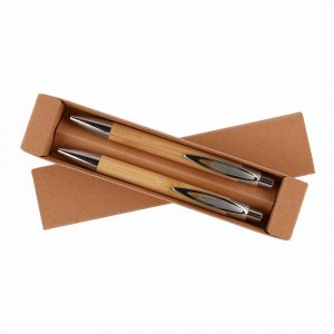 Goa Bamboo Ball Pen and Pencil Set